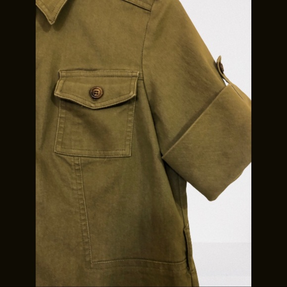 Military Style Dress - Picture 2 of 5